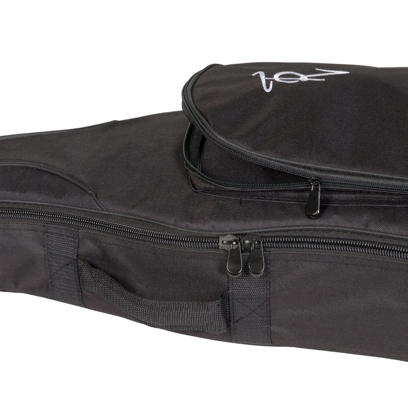TB-F4T-BLK-Timberidge Deluxe Small Body Acoustic Guitar Gig Bag (Black)-Living Music