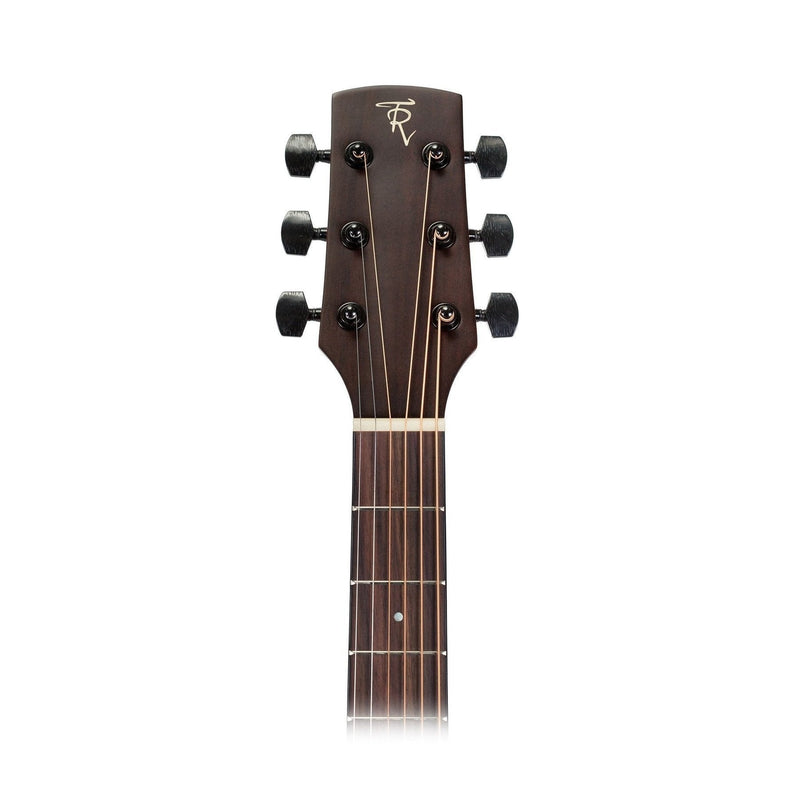 TRFC-MML-NST-Timberidge 'Messenger Series' Left Handed Mahogany Solid Top Acoustic-Electric Small Body Cutaway Guitar (Natural Satin)-Living Music