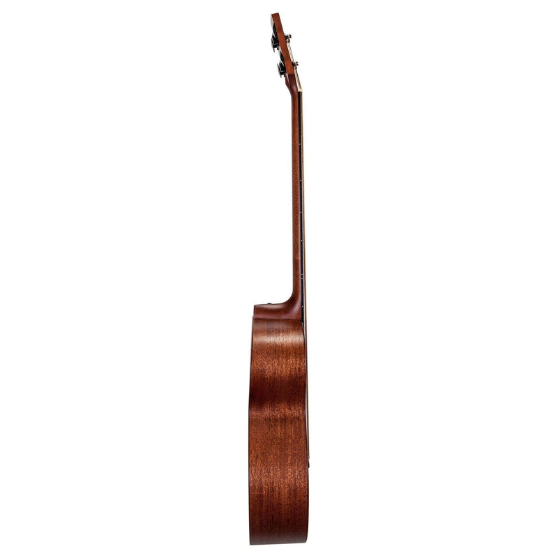 -Timberidge 'Messenger Series' Mahogany Solid Top Acoustic-Electric Cutaway Bass Guitar (Natural Satin)-Living Music