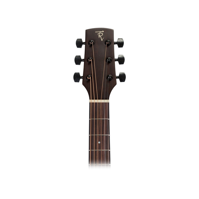-Timberidge 'Messenger Series' Mahogany Solid Top Acoustic-Electric Dreadnought Cutaway Guitar (Natural Satin)-Living Music