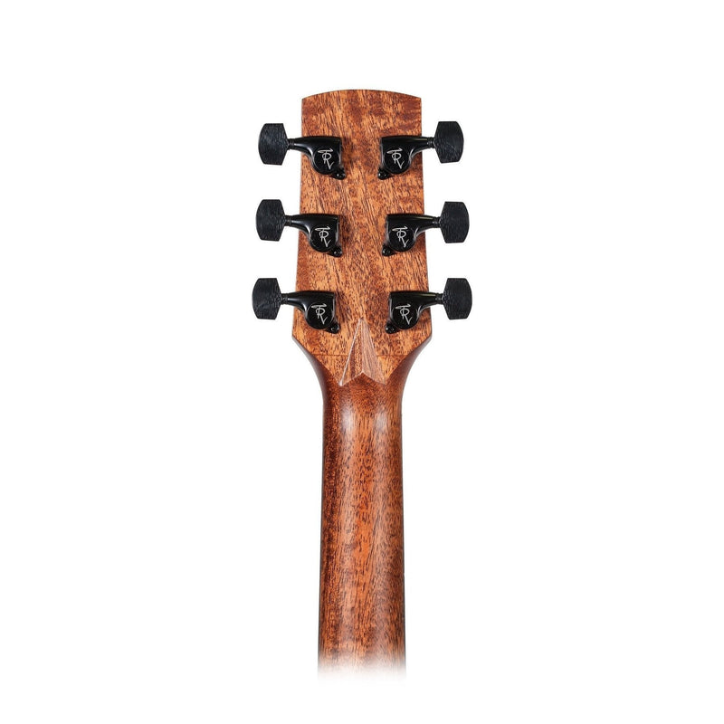 -Timberidge 'Messenger Series' Mahogany Solid Top Acoustic-Electric Small Body Cutaway Guitar (Natural Satin)-Living Music