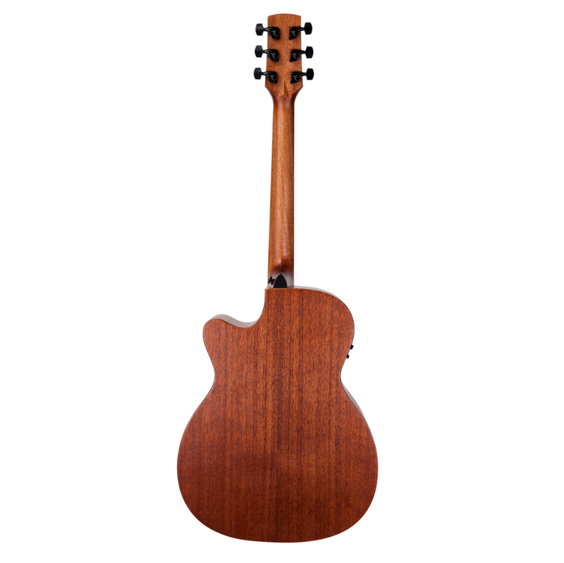 TRFC-MMT-NGL-Timberidge 'Messenger Series' Mahogany Solid Top Acoustic-Electric 'Small Body Cutaway Guitar with 'Tree Of Life' Inlay (Natural Gloss)-Living Music