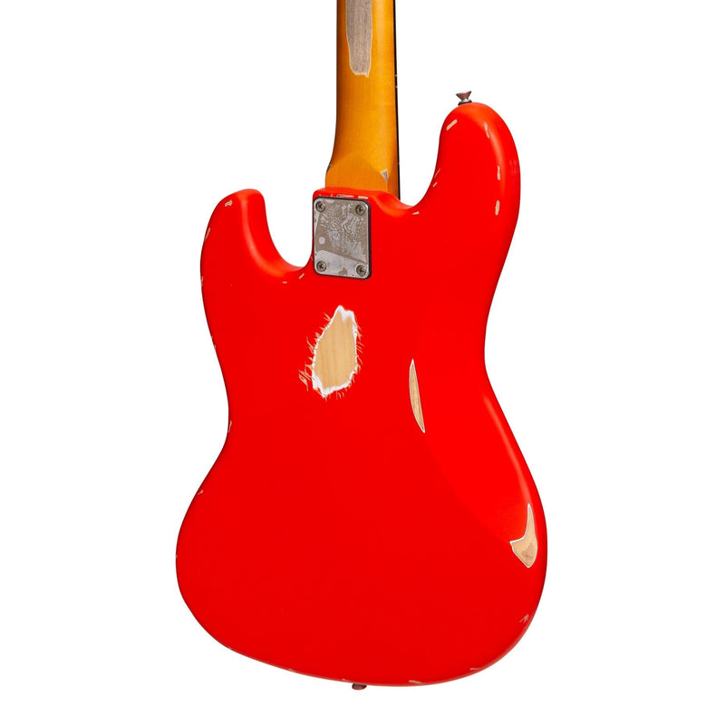 -Tokai 'Legacy Series' JB-Style 'Relic' Electric Bass (Red)-Living Music