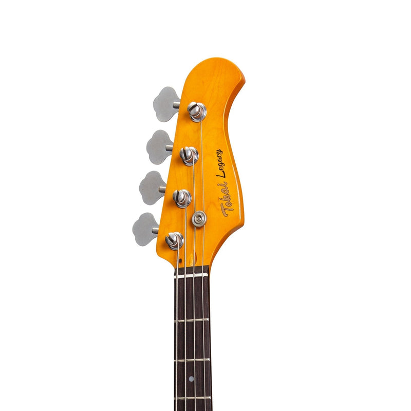 -Tokai 'Legacy Series' JB-Style 'Relic' Electric Bass (Red)-Living Music