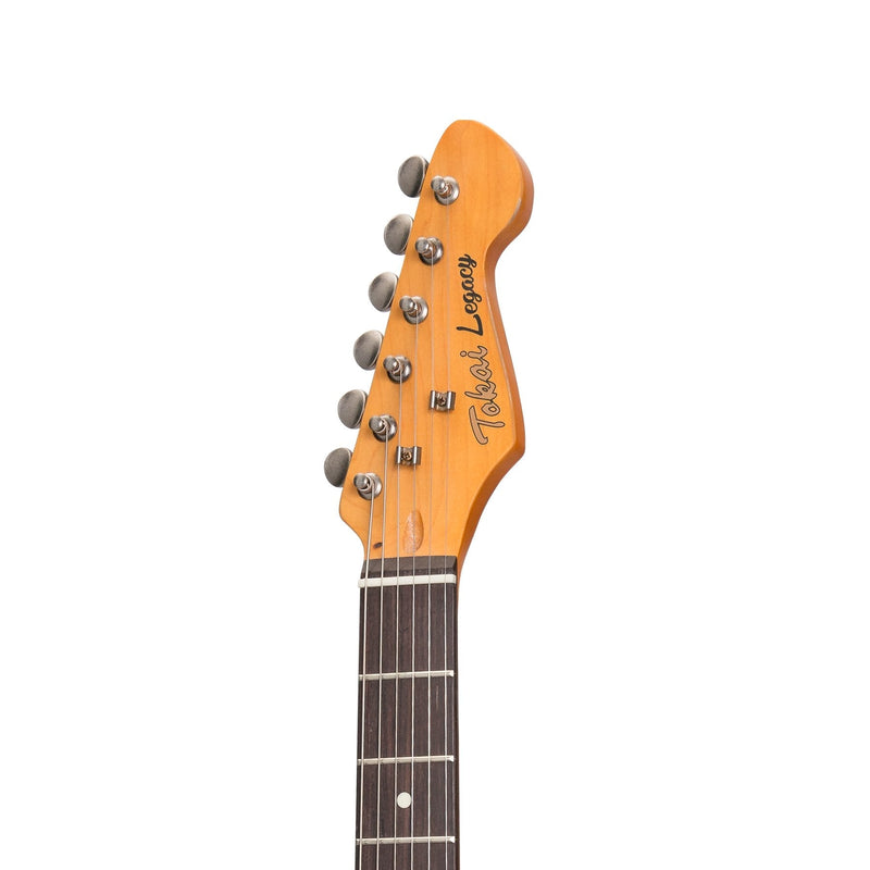 -Tokai 'Legacy Series' ST-Style HSS 'Relic' Electric Guitar (Cream)-Living Music
