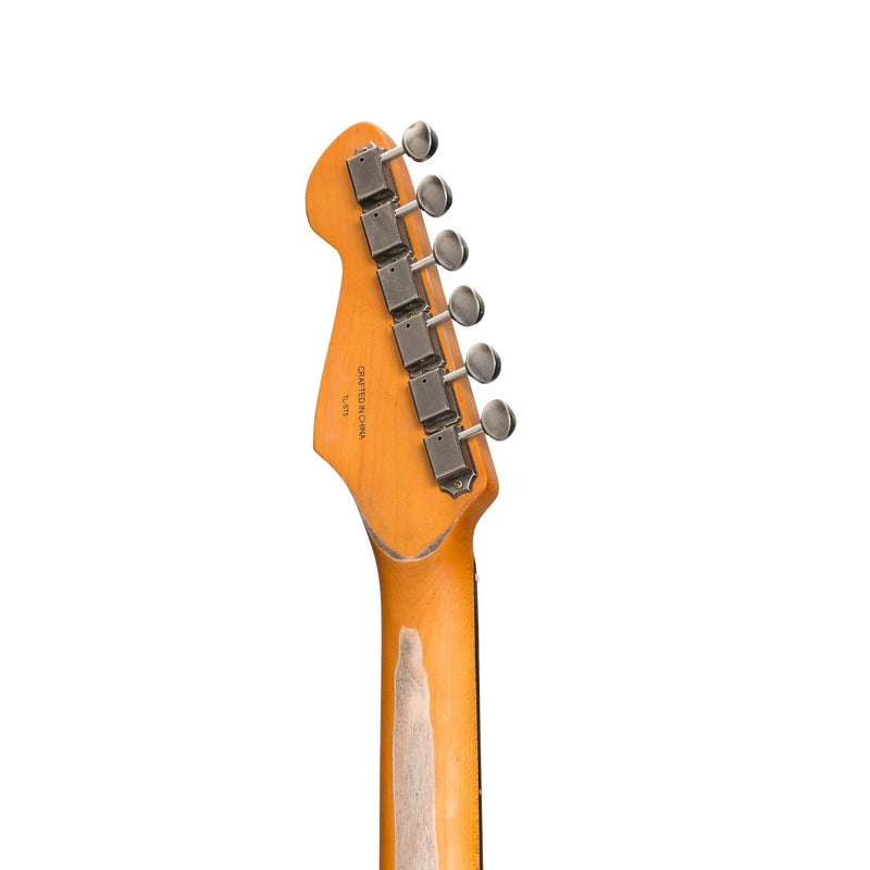 -Tokai 'Legacy Series' ST-Style HSS 'Relic' Electric Guitar (Cream)-Living Music