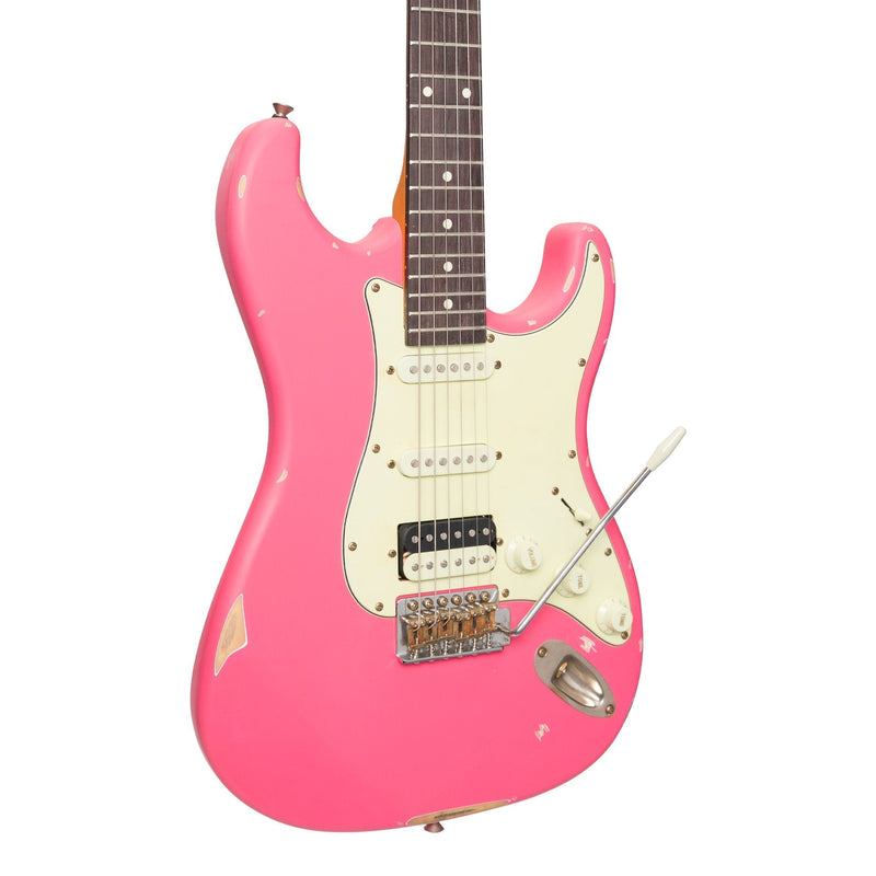 TL-ST5-PK-Tokai 'Legacy Series' ST-Style HSS 'Relic' Electric Guitar (Pink)-Living Music