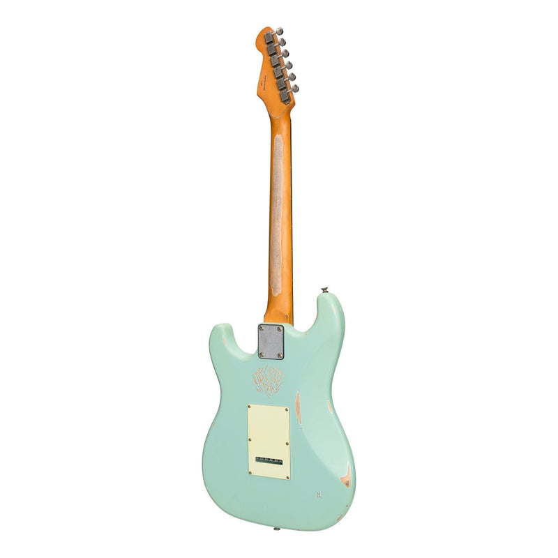 -Tokai 'Legacy Series' ST-Style 'Relic' Electric Guitar (Blue)-Living Music