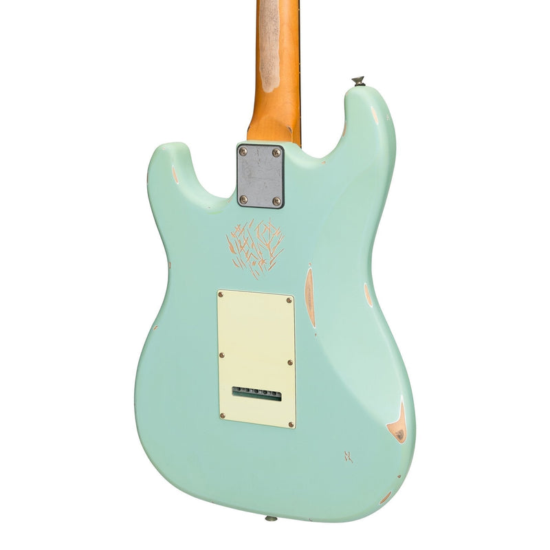 -Tokai 'Legacy Series' ST-Style 'Relic' Electric Guitar (Blue)-Living Music