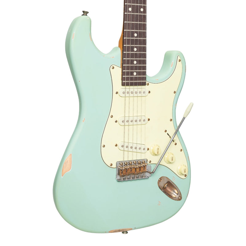 -Tokai 'Legacy Series' ST-Style 'Relic' Electric Guitar (Blue)-Living Music
