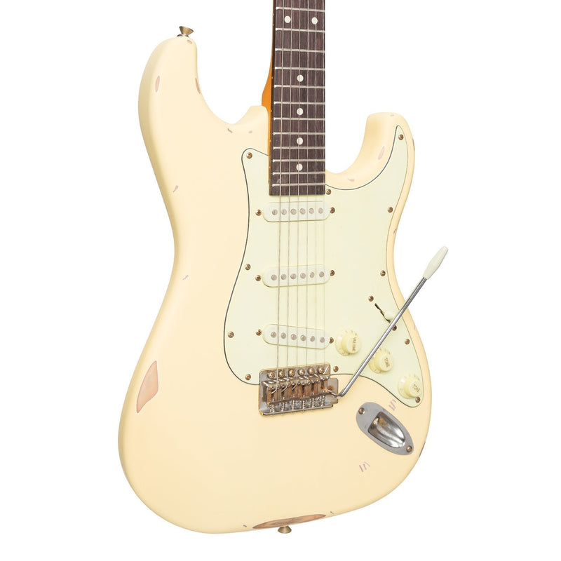 -Tokai 'Legacy Series' ST-Style 'Relic' Electric Guitar (Cream)-Living Music