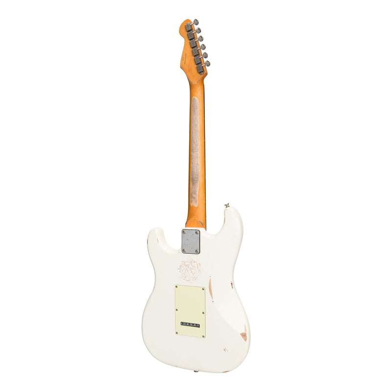 -Tokai 'Legacy Series' ST-Style 'Relic' Electric Guitar (Vintage White)-Living Music
