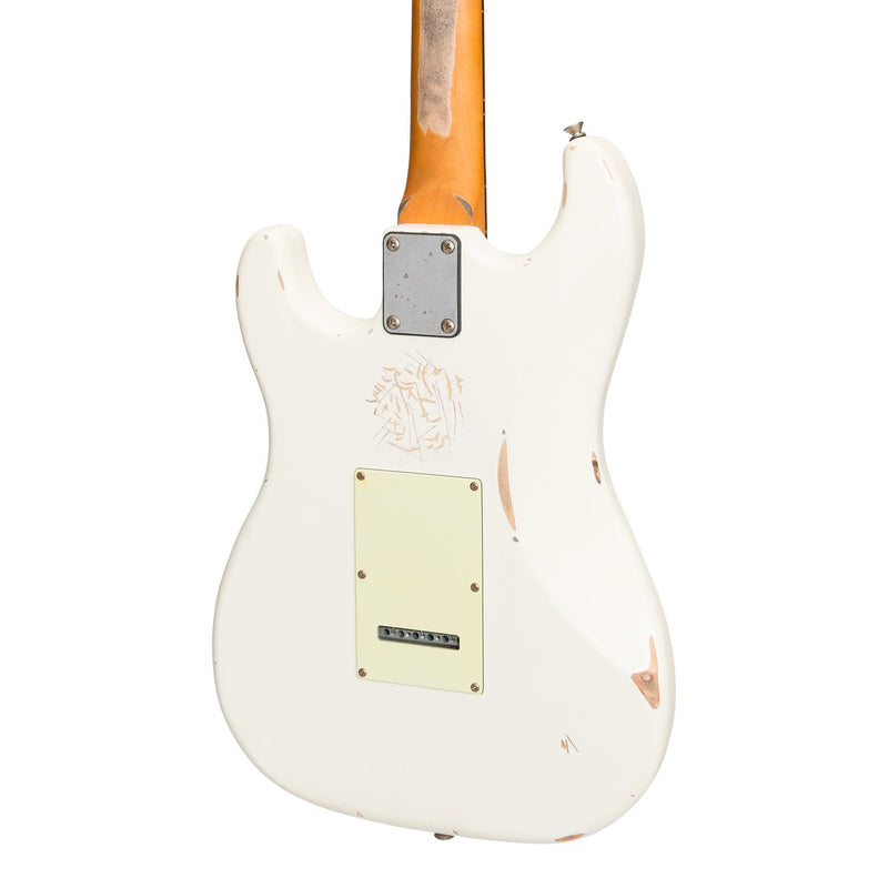 -Tokai 'Legacy Series' ST-Style 'Relic' Electric Guitar (Vintage White)-Living Music