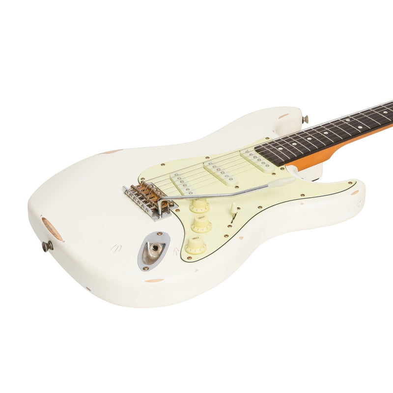 -Tokai 'Legacy Series' ST-Style 'Relic' Electric Guitar (Vintage White)-Living Music