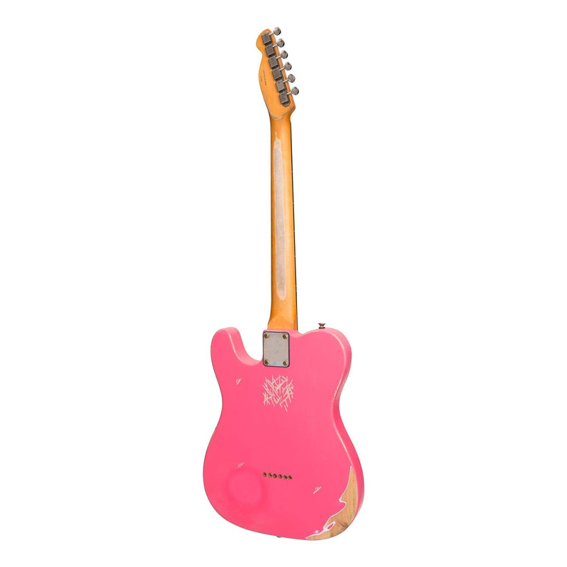 -Tokai 'Legacy Series' TE-Style 'Relic' Electric Guitar (Pink)-Living Music