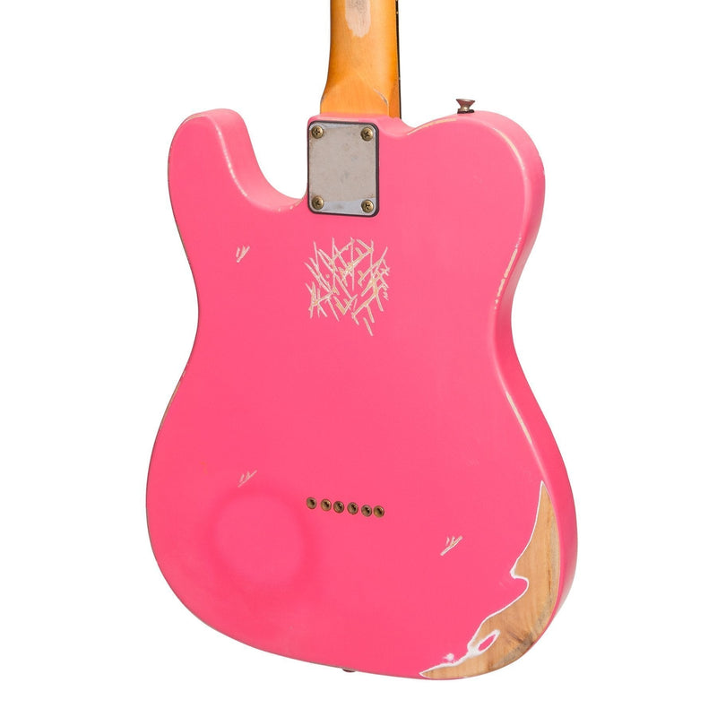 -Tokai 'Legacy Series' TE-Style 'Relic' Electric Guitar (Pink)-Living Music
