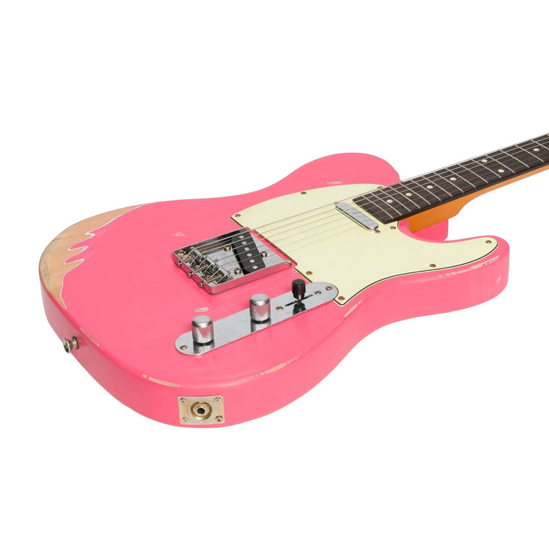 -Tokai 'Legacy Series' TE-Style 'Relic' Electric Guitar (Pink)-Living Music