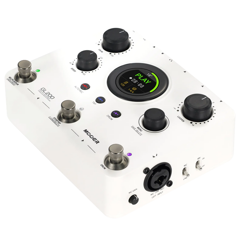 -Mooer GL200 Groove Loop Phrase and Drum Station Pedal-Living Music