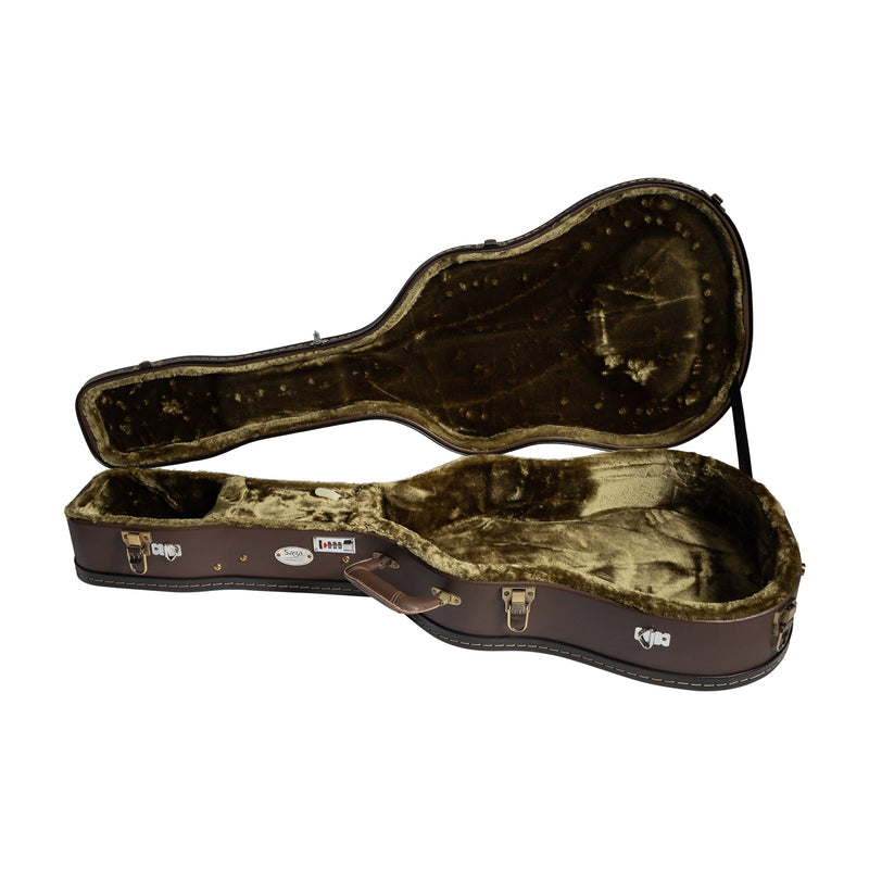 -Saga OL18 All Solid Folk Acoustic-Electric Guitar (Natural)-Living Music
