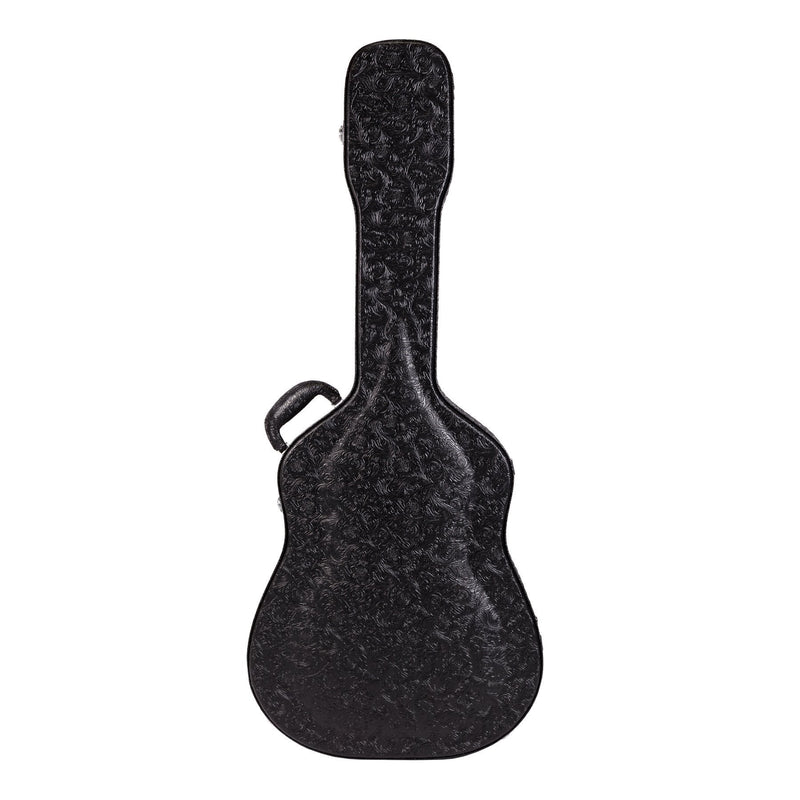 XFC-DA12-PASBLK-Crossfire Deluxe Shaped 12-String Acoustic Guitar Hard Case (Paisley Black)-Living Music