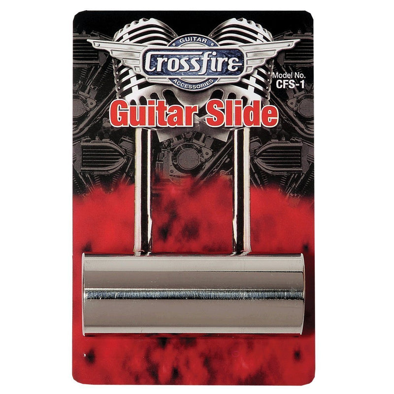 CFS-1-CHR-Crossfire Metal Guitar Slide (Chrome)-Living Music