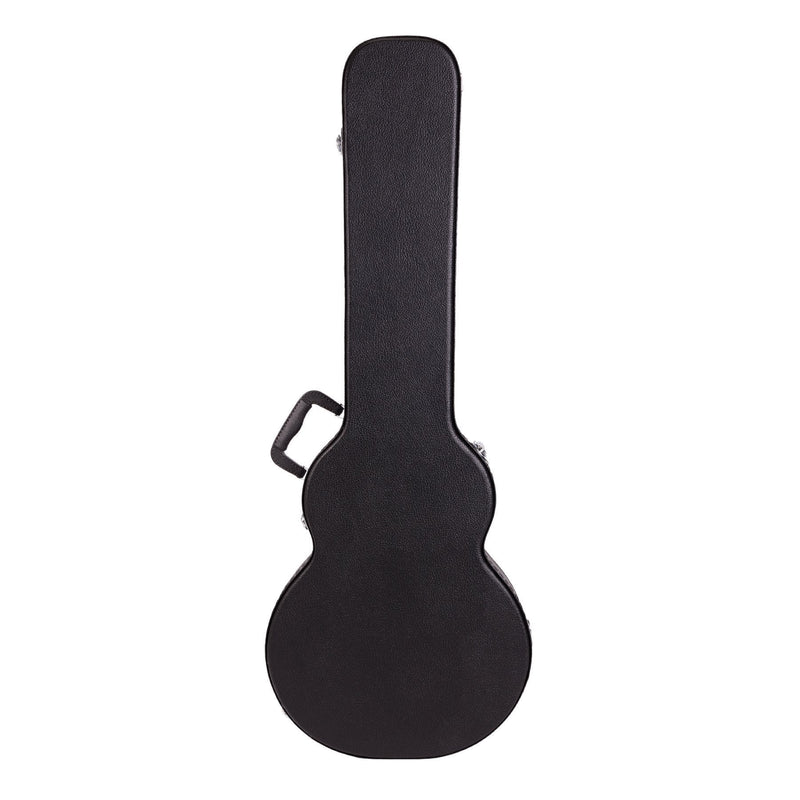 -Crossfire Standard Shaped LP-Style Electric Guitar Hard Case (Black)-Living Music