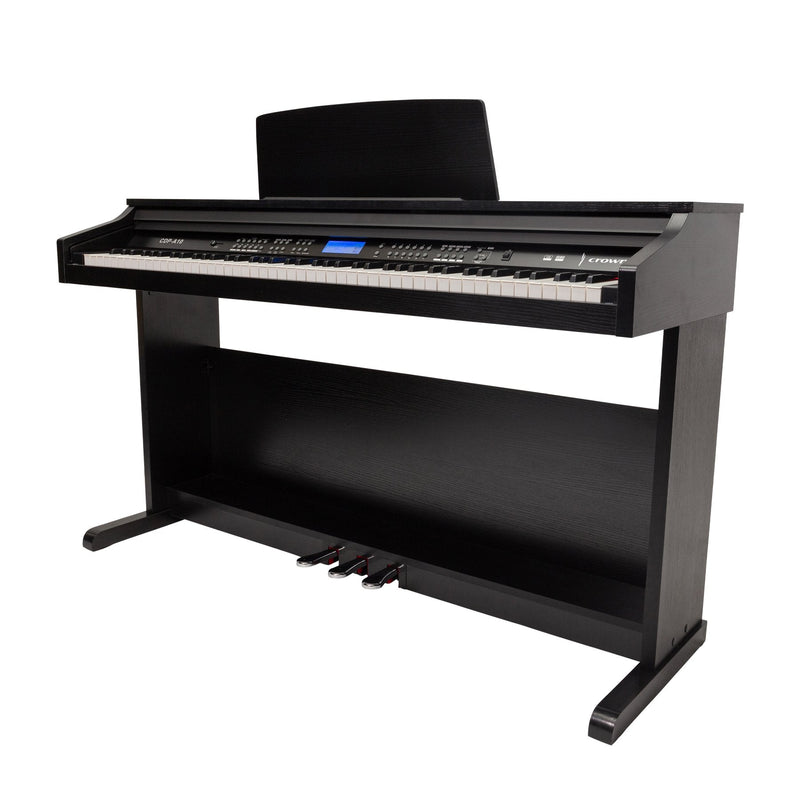 CDP-A10-BLK-Crown A10 88-Key Touch Responsive Digital Piano (Black)-Living Music