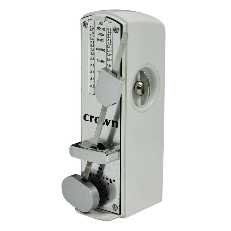 CMM-3-WHT-Crown Mini Metronome (White)-Living Music