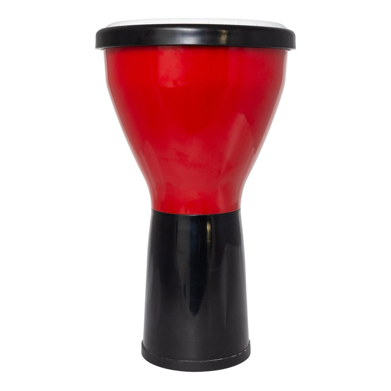 -Drumfire 8" Synthetic Head Kids Djembe (Red/Black)-Living Music