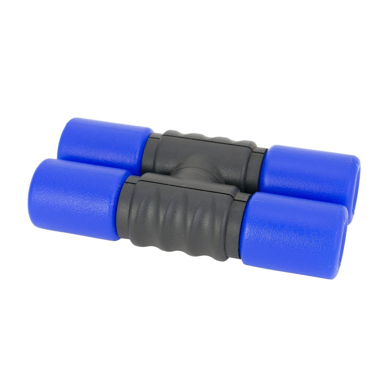 -Drumfire ABS Double Shaker (Blue)-Living Music