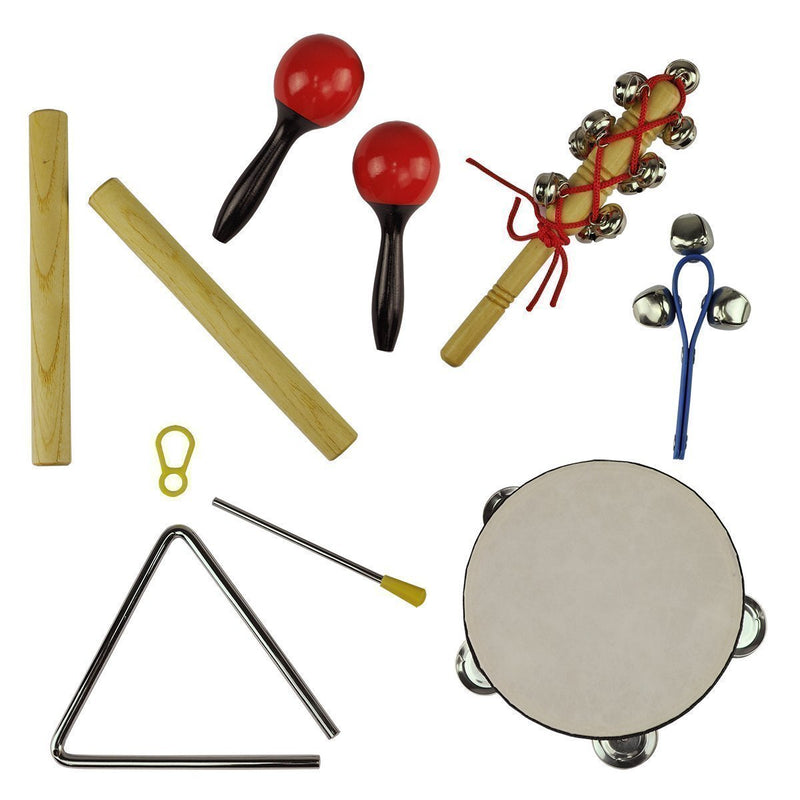 -Drumfire Hand Percussion Set with Carry Case (6-Piece)-Living Music