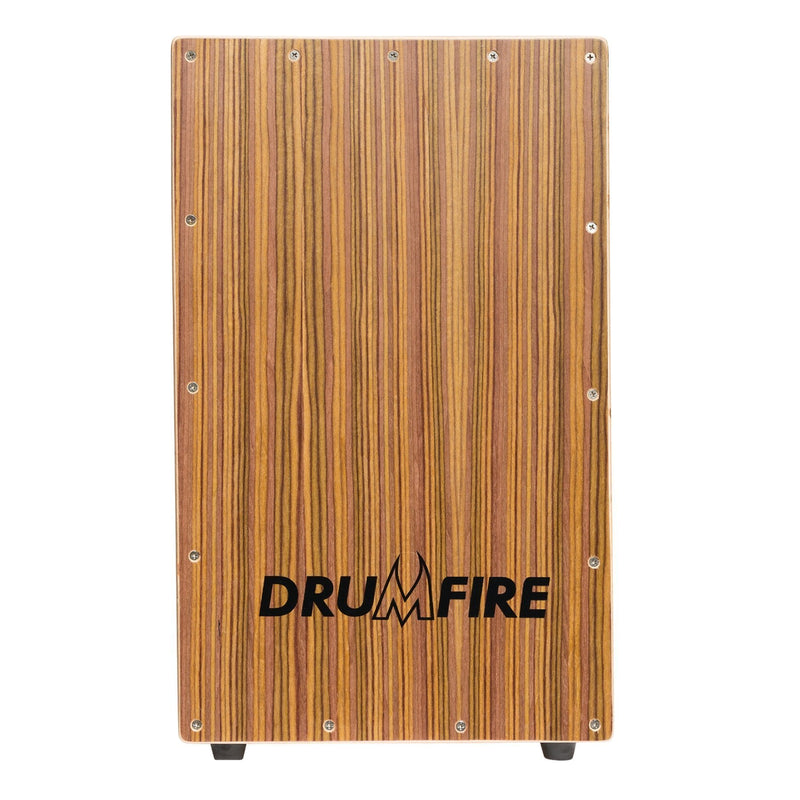 -Drumfire Mahogany Front Wooden Cajon-Living Music
