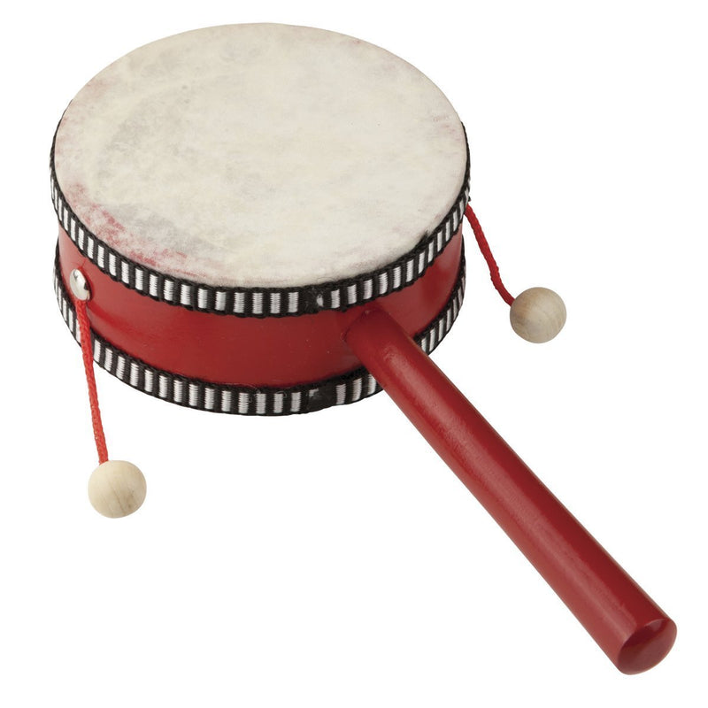 DFP-MD4-RED-Drumfire Monkey Drum (4")-Living Music
