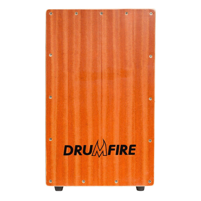 DFP-SBL-NST-Drumfire Sapele Front Wooden Cajon-Living Music