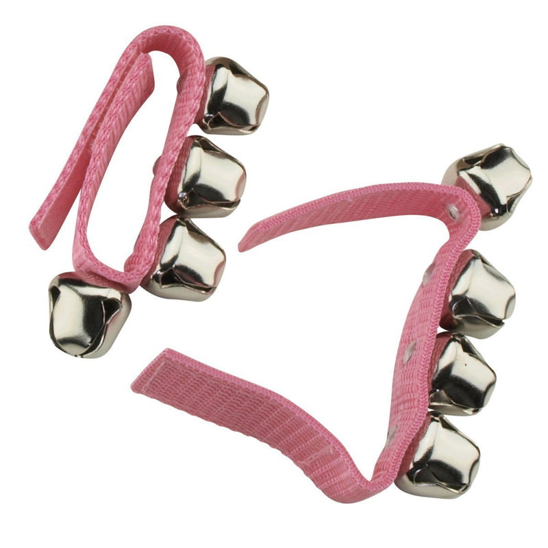 DFP-WB4-PNK-Drumfire Wrist Bells (Pink)-Living Music