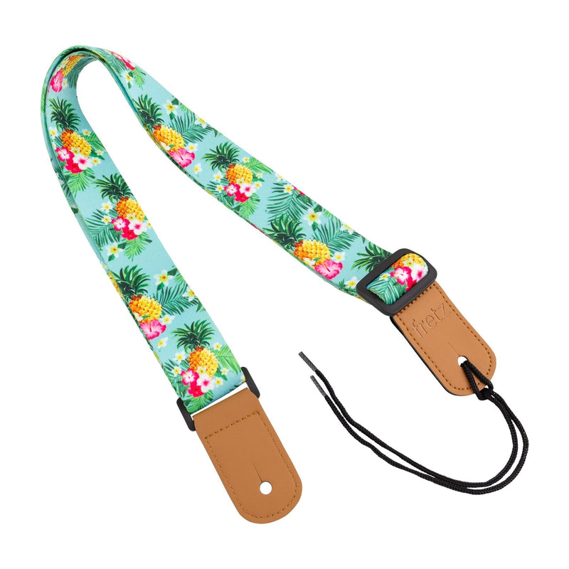 FUST-H48-Fretz Hawaiian Style Ukulele Strap (Pineapple)-Living Music