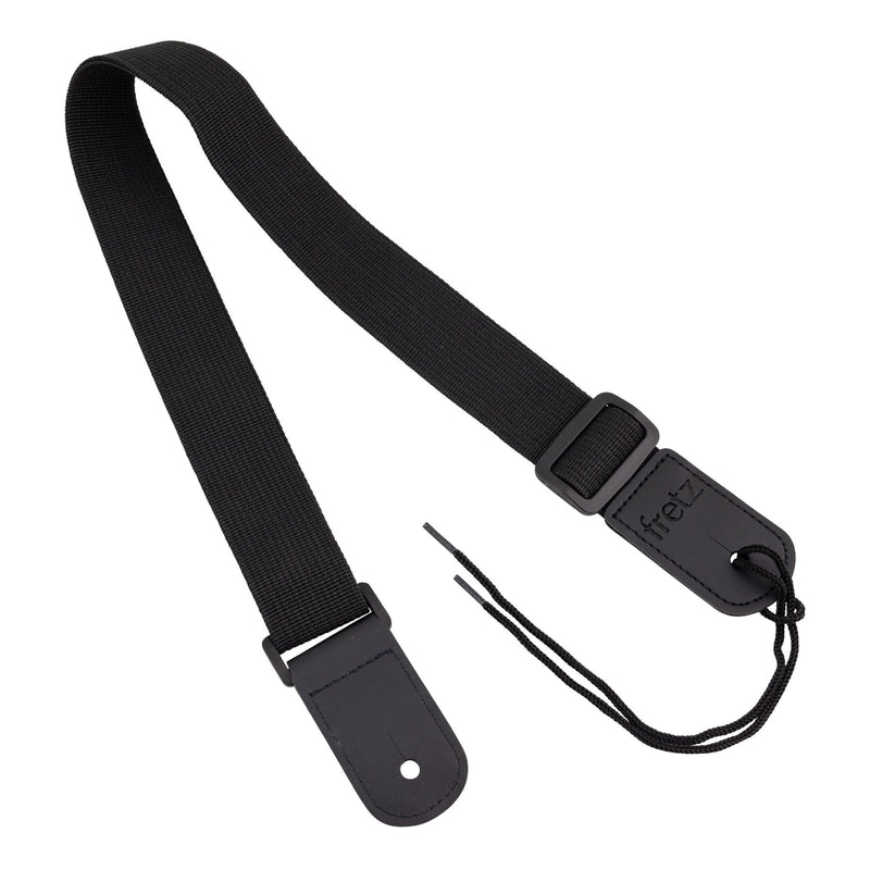 -Fretz Polypropylene Ukulele Strap (Black)-Living Music