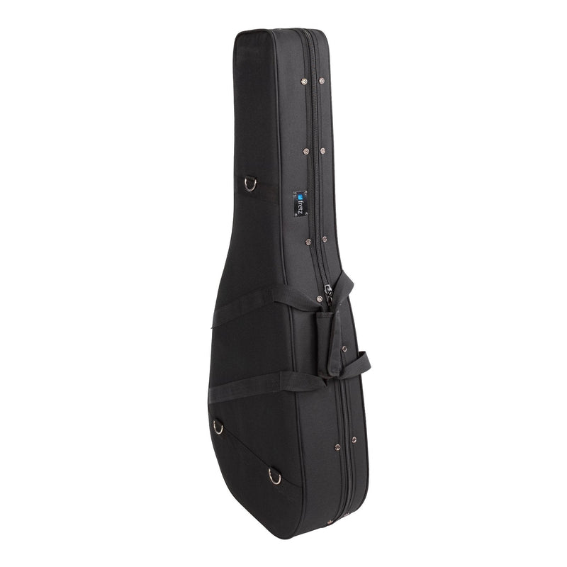 -Fretz Shaped Dreadnought Acoustic Guitar Polyfoam Case (Black)-Living Music