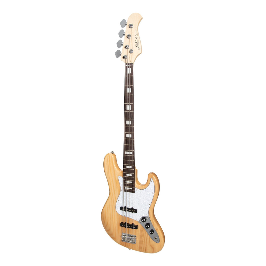 JD-JB-NGL-J&D Luthiers 4-String JB-Style Electric Bass Guitar (Natural Gloss)-Living Music