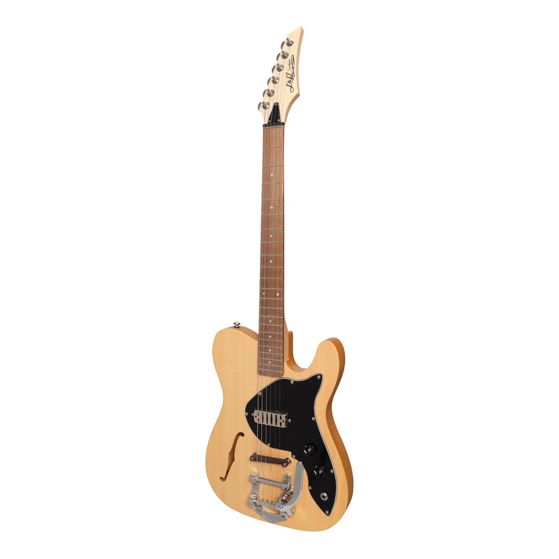 JD-TLDT-NST-J&D Luthiers 'Pawn Shop' TE-Style Electric Guitar (Natural Satin)-Living Music