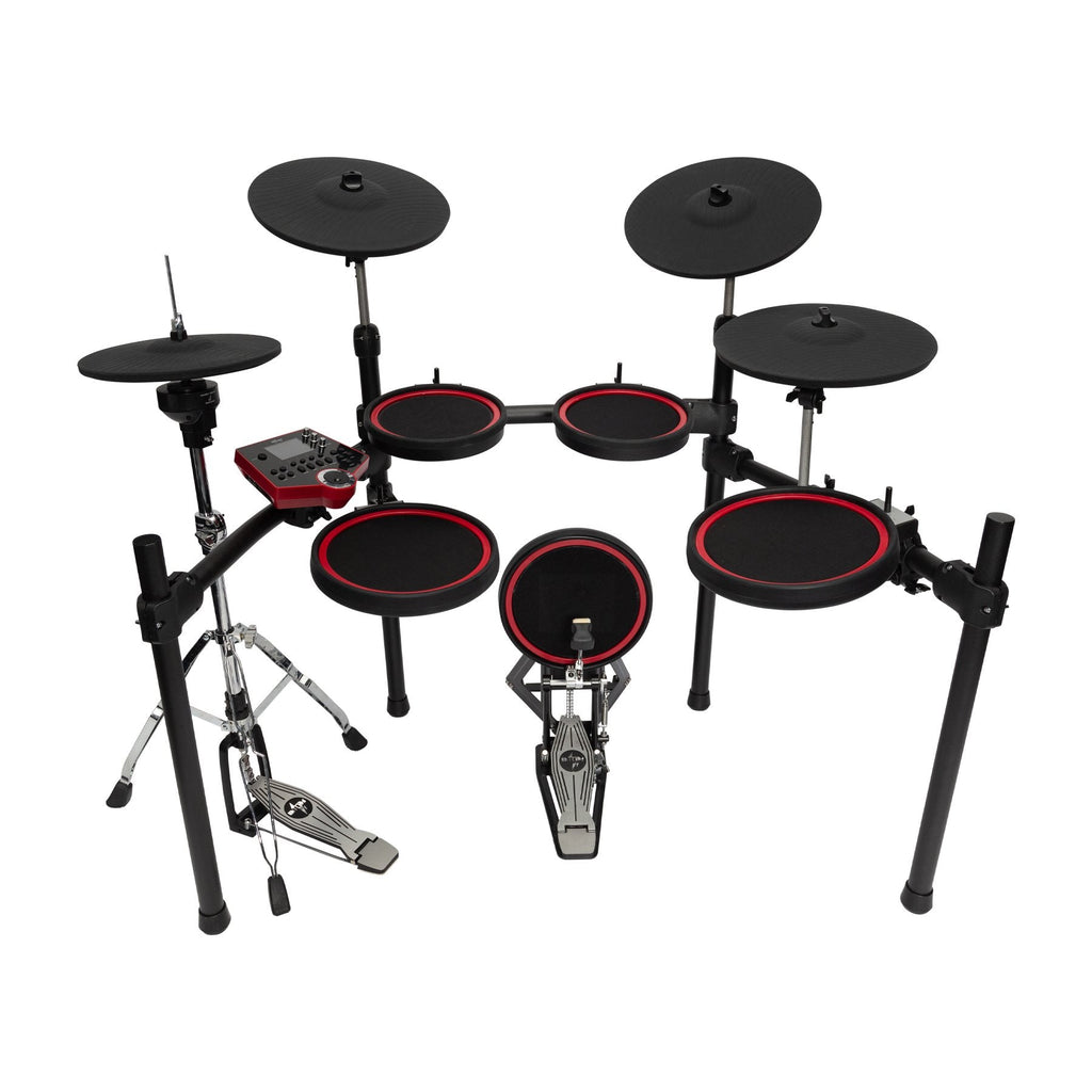 KTD-MK7X-Kahzan MK7X Deluxe 5-Piece Digital Electronic Drum Kit with Bluetooth-Living Music