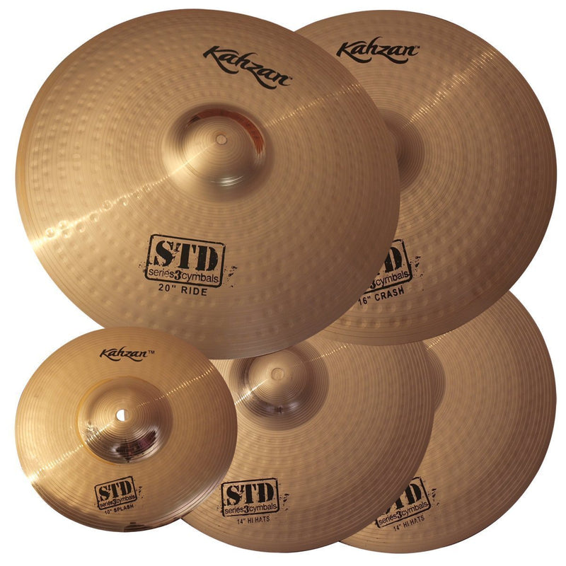 KP-STDP2-14-16-20-Kahzan 'STD-3 Series' Cymbal Pack (14"/16"/20")-Living Music