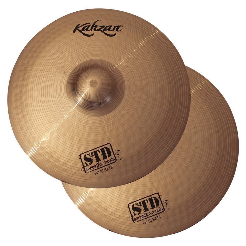 KC-STD3-14HH-Kahzan 'STD-3 Series' Hi-Hat Cymbals (14")-Living Music