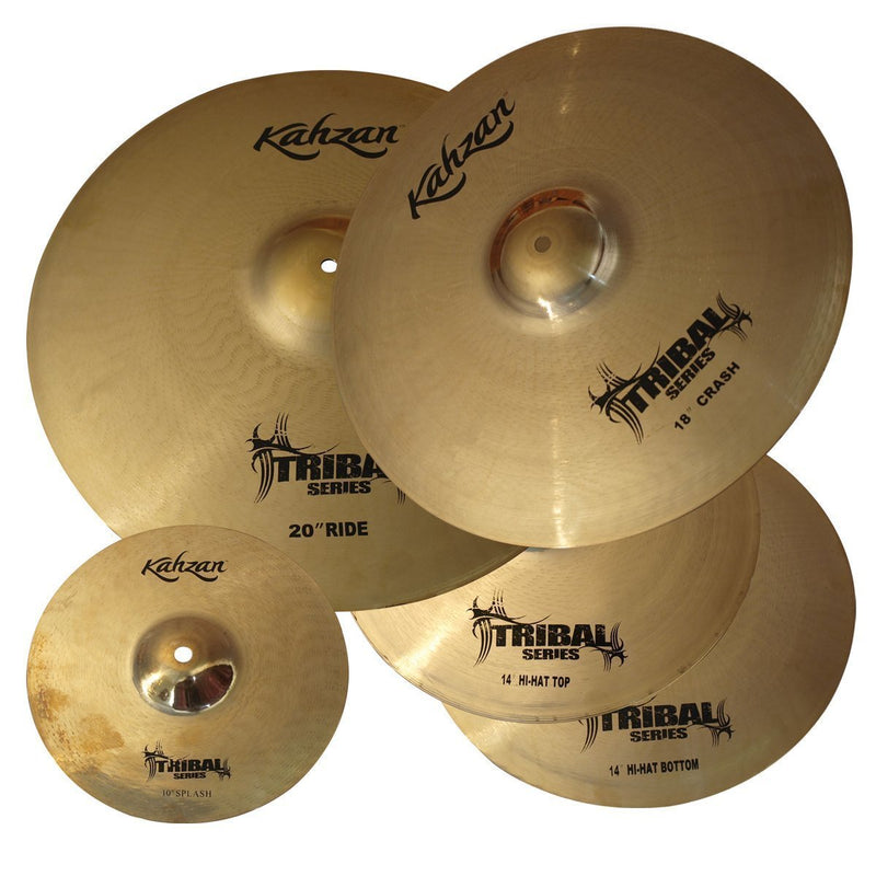 KP-TRIB3-14-18-20-Kahzan 'Tribal Series' Cymbal Pack (14"/18"/20")-Living Music