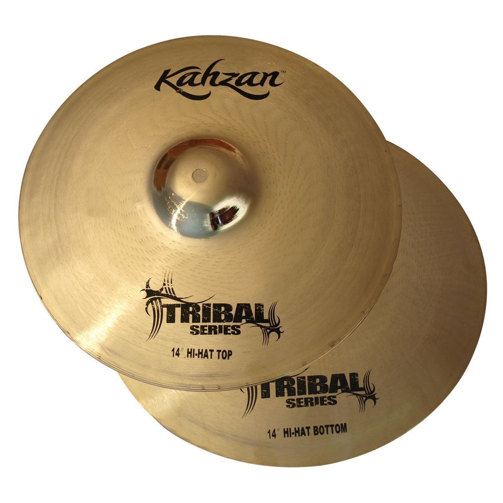 KC-TRIB-14HH-Kahzan 'Tribal Series' Hi-Hat Cymbals (14")-Living Music