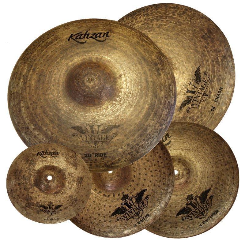 KP-VIN3-14-18-20-Kahzan 'Vintage Series' Cymbal Pack (14"/18"/20")-Living Music