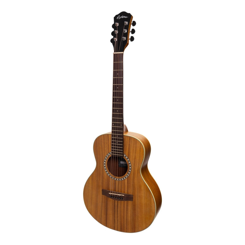 MZ-SS2-KOA-Martinez Acoustic Short Scale Guitar (Koa)-Living Music