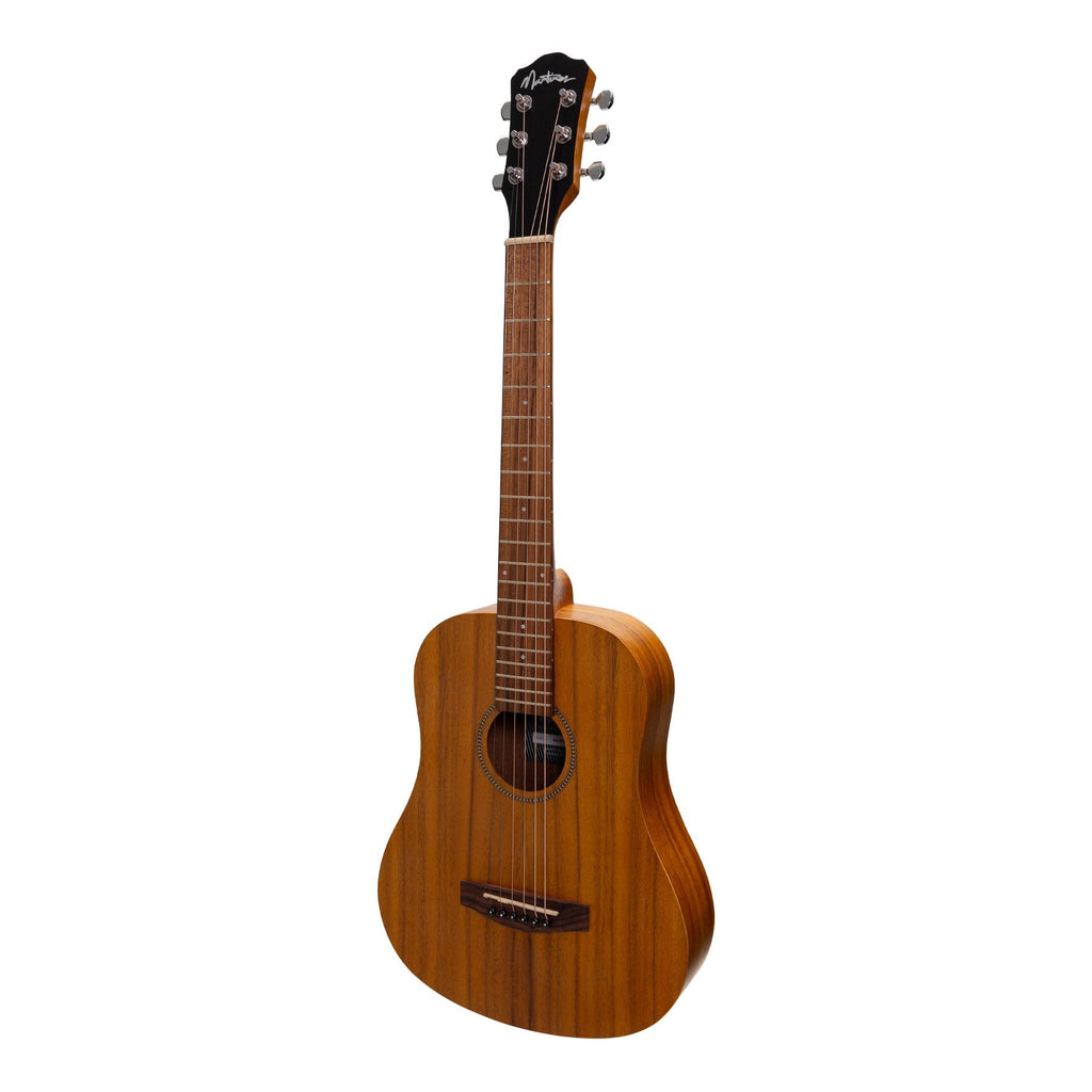 MZP-BT2L-KOA-Martinez Left Handed Acoustic-Electric Babe Traveller Guitar (Koa)-Living Music