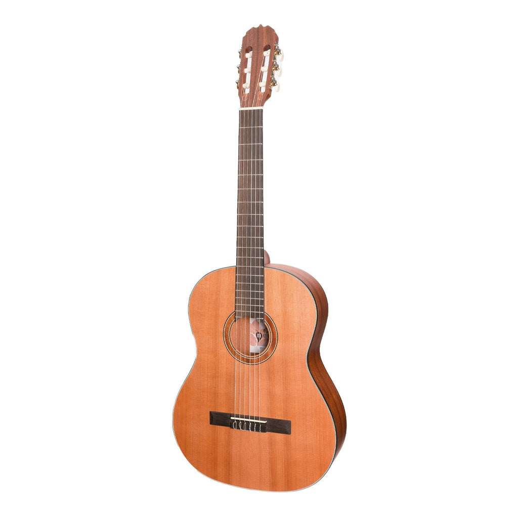 MNC-15S-COP-Martinez 'Natural Series' Solid Cedar Top Acoustic Classical Guitar (Open Pore)-Living Music