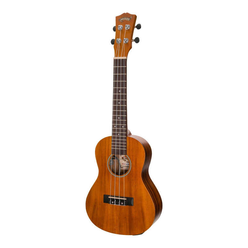 -Mojo 'K20 Series' All Koa Electric Concert Ukulele with Built-in Tuner (Natural Satin)-Living Music